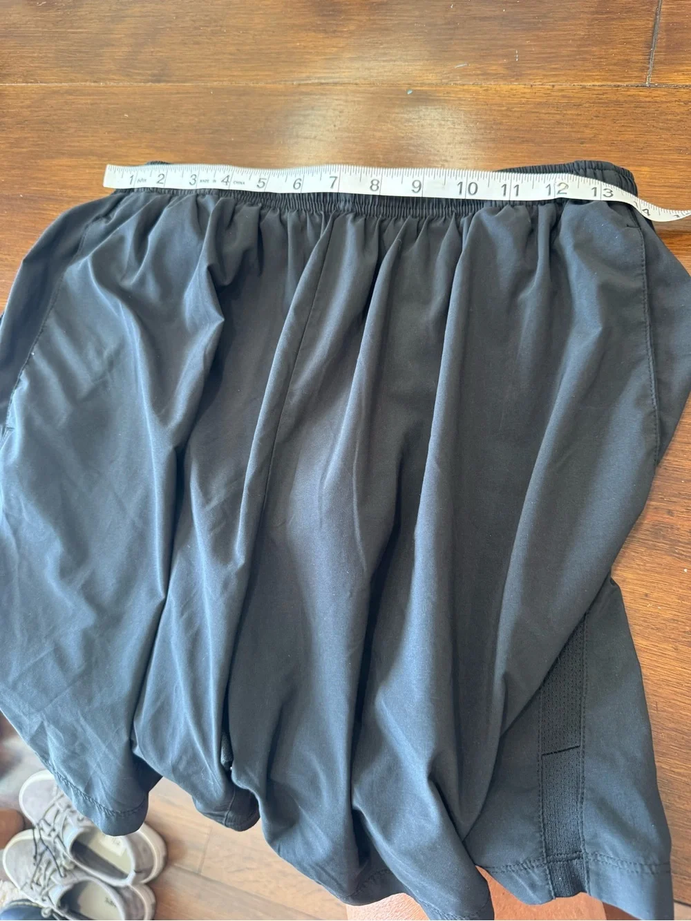 Nike DRI-FIT Size XL Womens Black Stretch Waist Lined Pocket Running Shorts